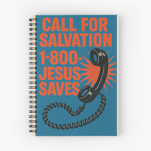 Item preview, Retro Call for Salvation Phone Poster designed and sold by weirdfishes123.