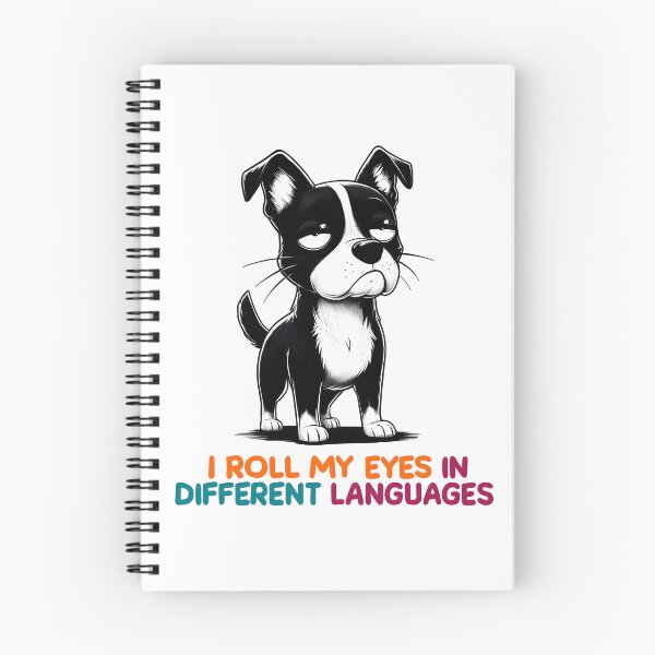 Item preview, Humorous Boston Terrier rolling its eyes designed and sold by stampacreates.