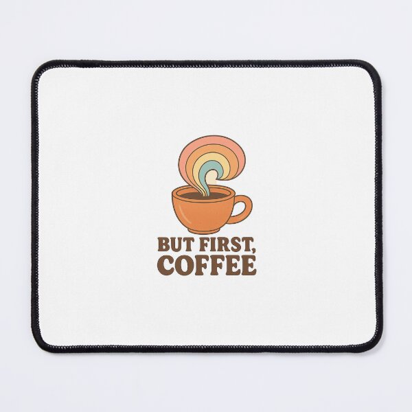Item preview, But First, Coffee – Retro Coffee Lover Design designed and sold by Touama.
