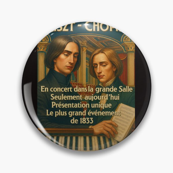 Item preview, Liszt and Chopin The Music Gods designed and sold by Helios Be. Lavsh.