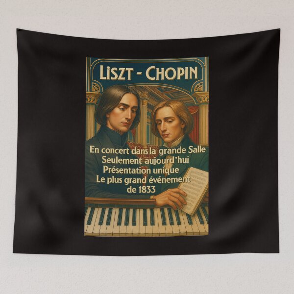 Item preview, Liszt and Chopin The Music Gods designed and sold by Helios Be. Lavsh.