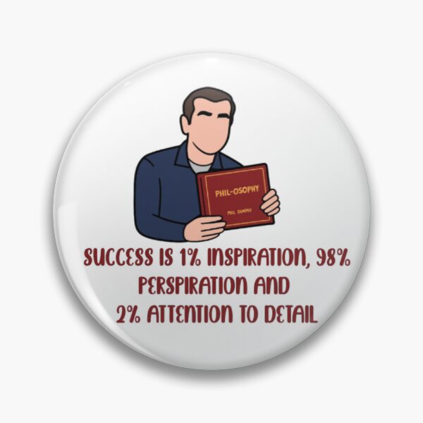 Item preview, Phil Dunphy's secret to success sticker designed and sold by ChaoticNeutral420.