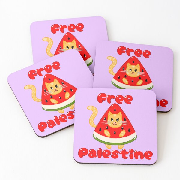 Item preview, Free Palestine Watermelon Cat designed and sold by HaneinDoesArt321.
