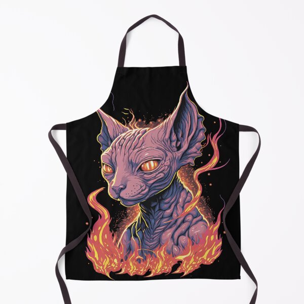 Item preview, Infernal cat designed and sold by NewOldArtsy.