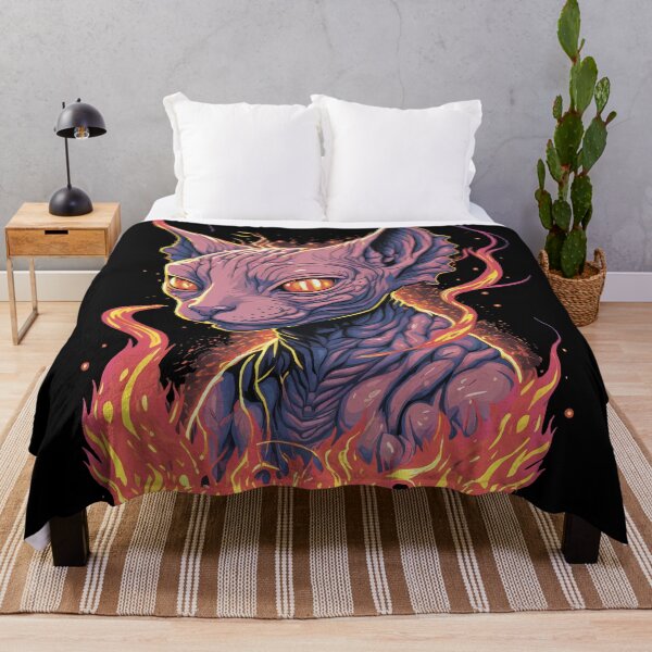 Item preview, Infernal cat designed and sold by NewOldArtsy.