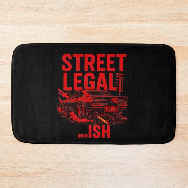Item preview, Street Legal Ish Funny Drag Racing Muscle Car Burnout designed and sold by CarantinedChaos.