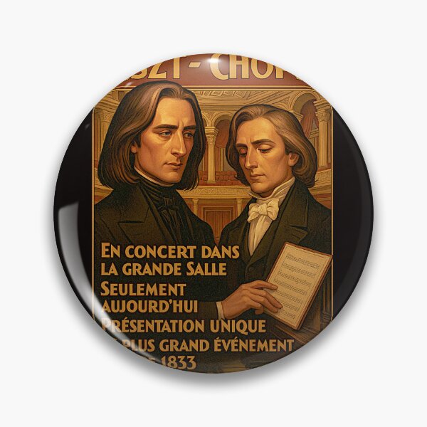 Item preview, Liszt and Chopin The Music Gods #1 designed and sold by Helios Be. Lavsh.