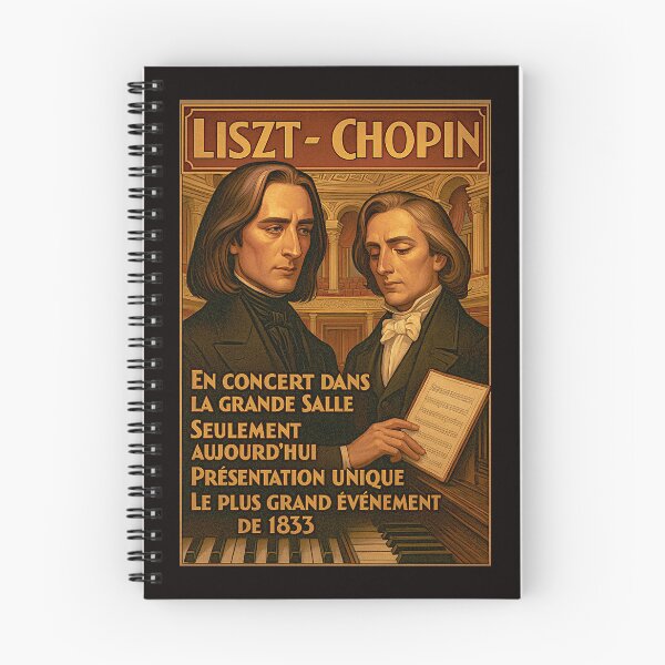 Item preview, Liszt and Chopin The Music Gods #1 designed and sold by Helios Be. Lavsh.