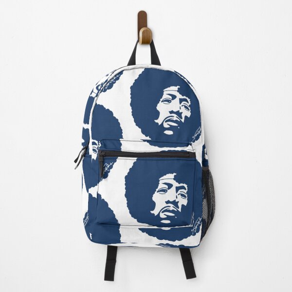 Item preview, Navy Retro Funk Portrait – Bold Afro Silhouette Art designed and sold by byDuck.
