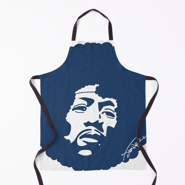 Item preview, Navy Retro Funk Portrait – Bold Afro Silhouette Art designed and sold by byDuck.