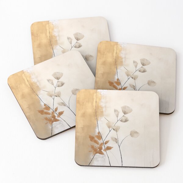 Item preview, Rustic gold and terracotta japandi and wabi sabi inspired design designed and sold by filigreedigital.