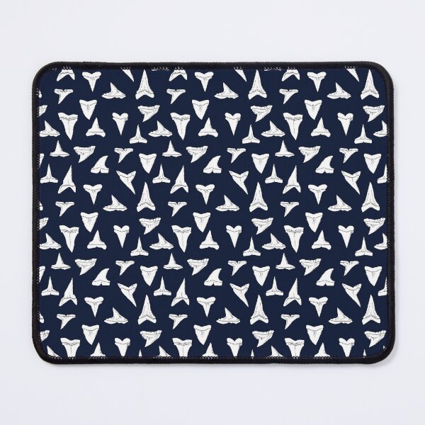 Item preview, SHARK TEETH names poster x30-navy blue designed and sold by BEATRIZ ABAITUA.