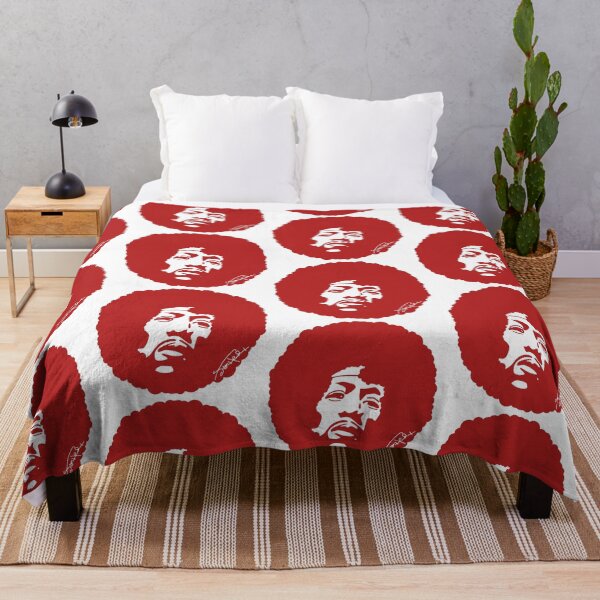 Item preview, Red Retro Funk Portrait – Bold Afro Silhouette Art designed and sold by byDuck.