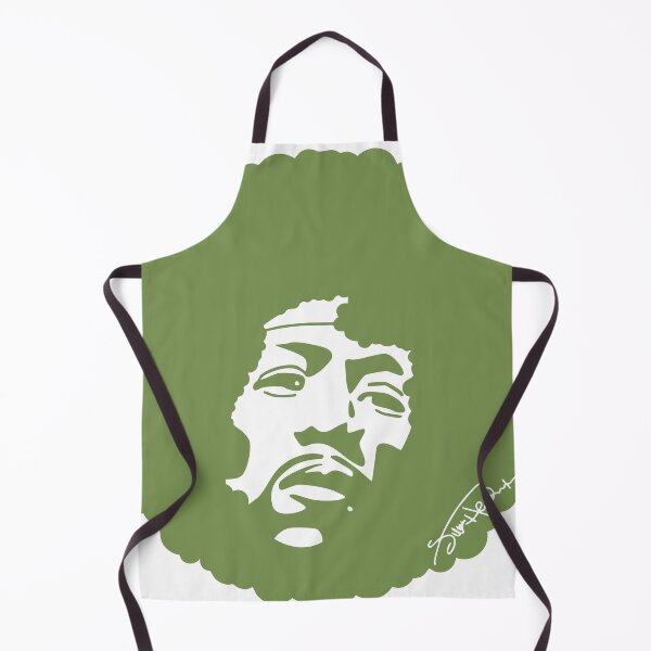 Item preview, Retro Funk Portrait – Green Afro Silhouette Art designed and sold by byDuck.