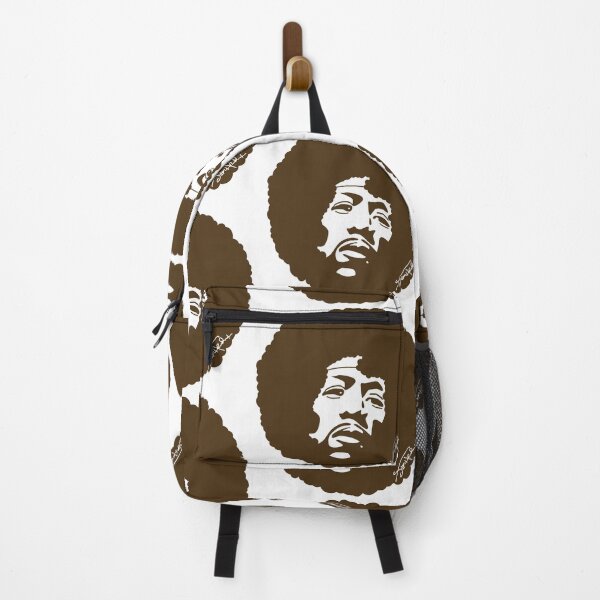 Item preview, Retro Funk Portrait – Brown Afro Silhouette Art designed and sold by byDuck.