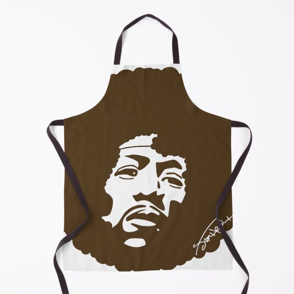 Item preview, Retro Funk Portrait – Brown Afro Silhouette Art designed and sold by byDuck.