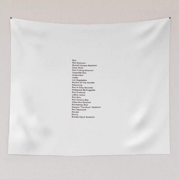 Item preview, Ron Swanson Aliases – Parks and Recreation Funny Quote Design designed and sold by from here 2 mars.