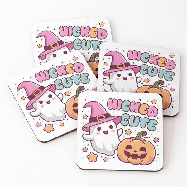 Item preview, Wickedly Cute Ghost – Kawaii Halloween Ghost Digital Design designed and sold by MoonberryMagic.