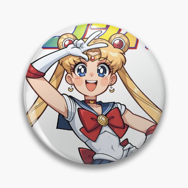 Item preview, sailor luna kawaii, cute, pose, moon, anime designed and sold by FunandPrint.