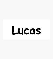 Font Name Lucas Photographic Print