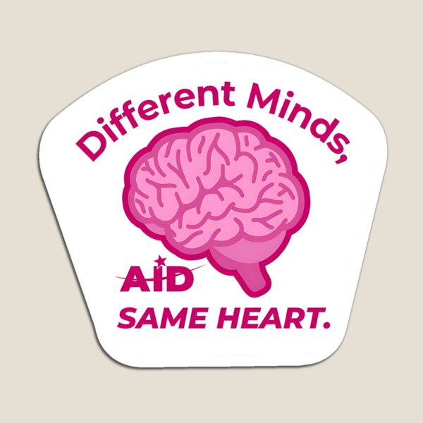 Item preview, Intellectual/Developmental Disabilities: "Different Minds, Same Heart." designed and sold by AIDcares.