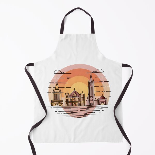 Item preview, Québec City Skyline – Minimalist Warm Sunset Tones Travel Souvenir Design designed and sold by Paper Drip.