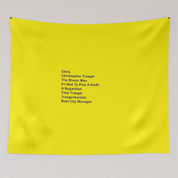 Item preview, Chris Traeger Aliases – Parks and Recreation Funny Quote Design designed and sold by from here 2 mars.