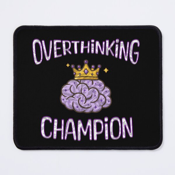 Item preview, Overthinking Champion – Royal Brain with Purple Diamonds designed and sold by Charizmwear.