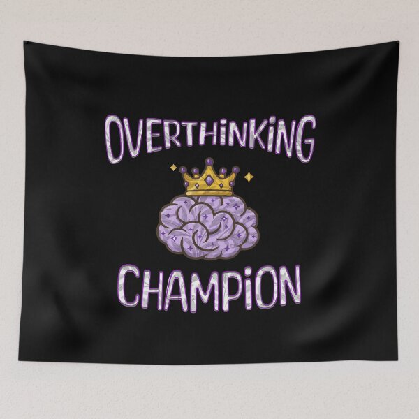 Item preview, Overthinking Champion – Royal Brain with Purple Diamonds designed and sold by Charizmwear.