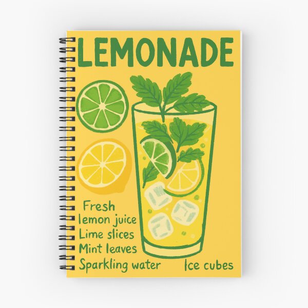 Item preview, Lemonade Recipe designed and sold by PolinaMirralisa.