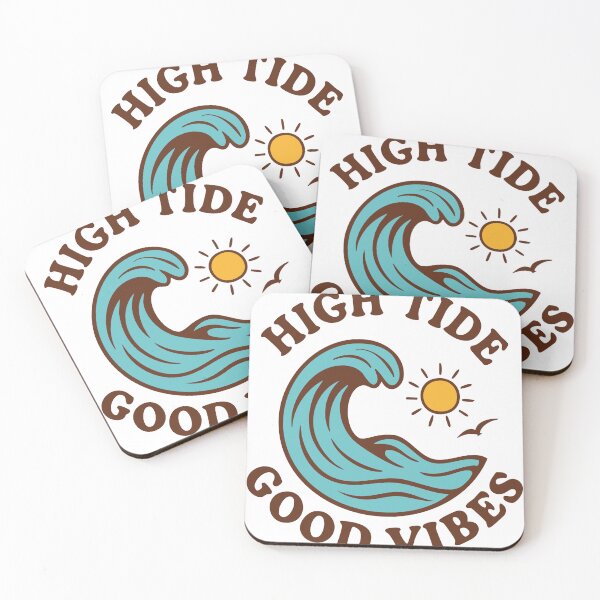 Item preview, High Tide, Good Vibes designed and sold by Wearin' Waves.