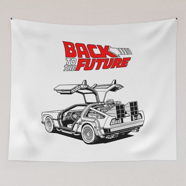 Item preview, Vintage Classic Car Delorean Special Red designed and sold by PrintCarClub.