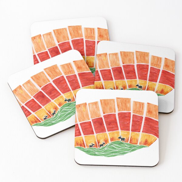 Item preview, Sunset Goats Playing designed and sold by Betsy Phillips.