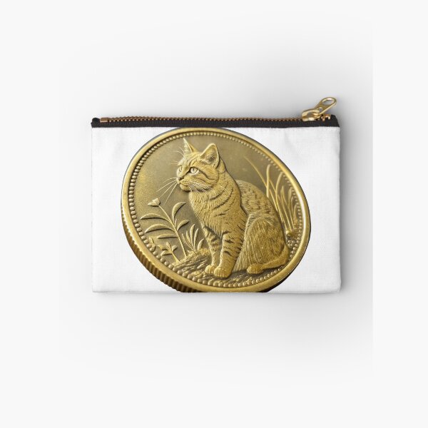 Item preview, A Cat on a Gold Coin designed and sold by artcreatedbybill.