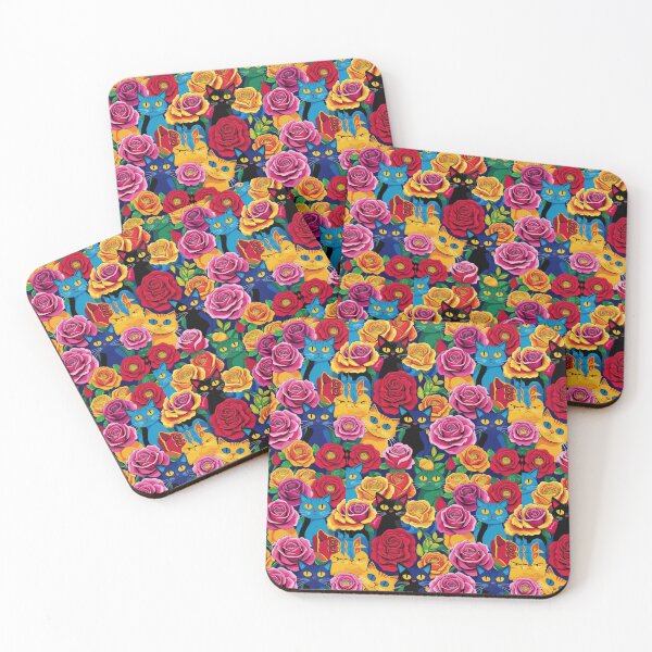 Item preview, Kitschy Rose Meow 4 designed and sold by creativeandfree.