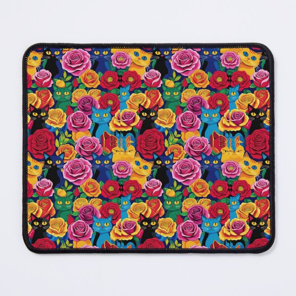 Item preview, Kitschy Rose Meow 4 designed and sold by creativeandfree.