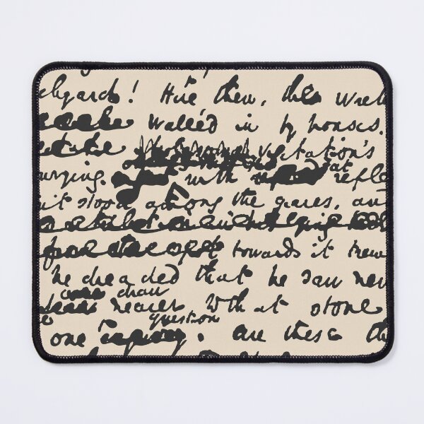 Item preview, Charles Dickens Handwritten Manuscript Background designed and sold by missbobbit.
