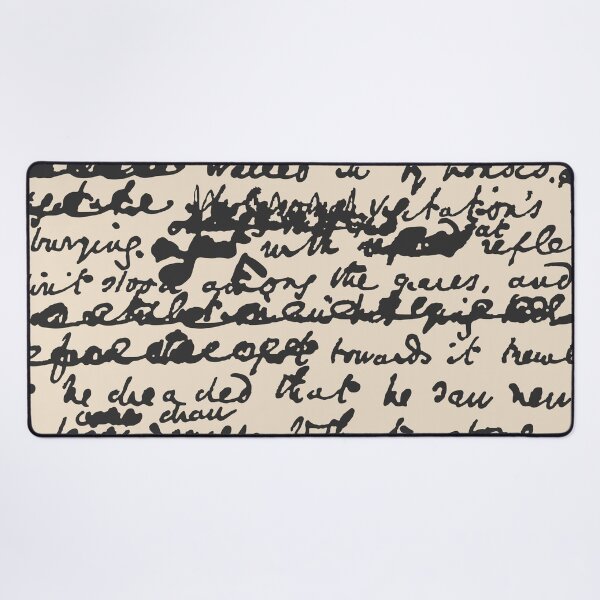 Item preview, Charles Dickens Handwritten Manuscript Background designed and sold by missbobbit.