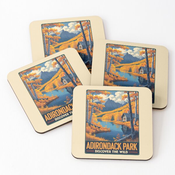 Item preview, Adirondack Park - New York State  designed and sold by GoodOldVintage.