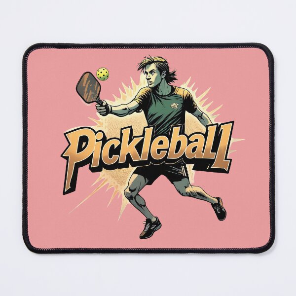 Item preview, Pickleball Power Smash – Retro Burst Action Design designed and sold by RickGoulet.