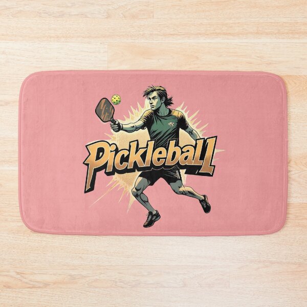 Item preview, Pickleball Power Smash – Retro Burst Action Design designed and sold by RickGoulet.