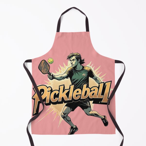 Item preview, Pickleball Power Smash – Retro Burst Action Design designed and sold by RickGoulet.