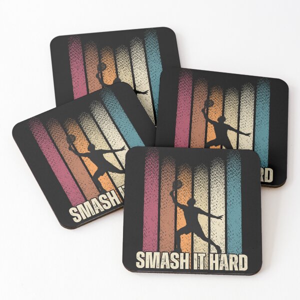 Item preview, Smash It Hard Padel Tennis - Retro Vintage Player Silhouette designed and sold by Charizmwear.
