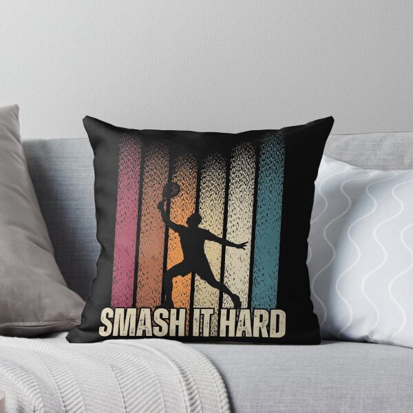 Item preview, Smash It Hard Padel Tennis - Retro Vintage Player Silhouette designed and sold by Charizmwear.