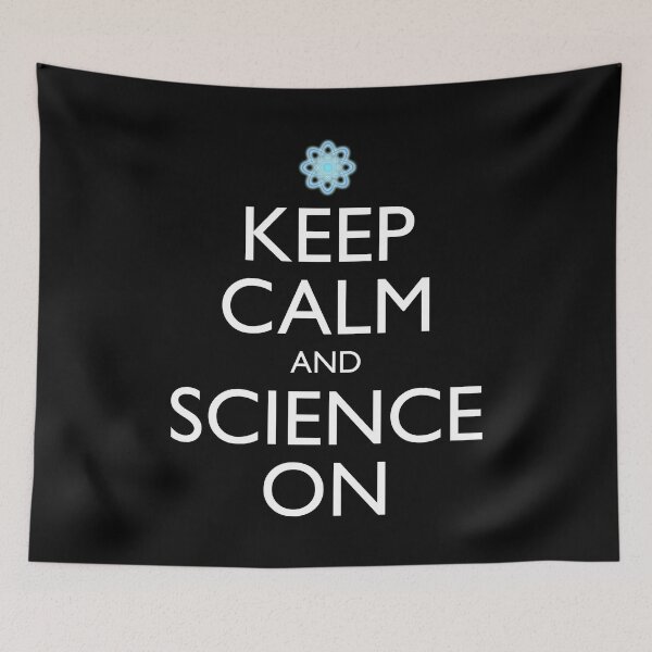 Item preview, Keep Calm And Science On designed and sold by Cat Lady Designs.