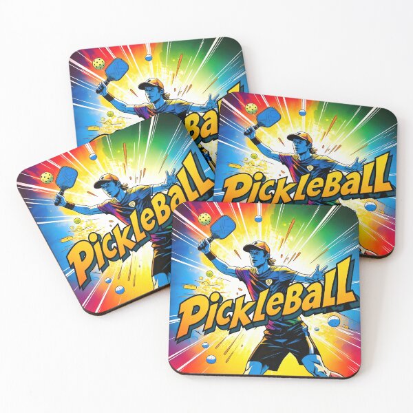 Item preview, Pickleball Color Surge - Vibrant Smash Design designed and sold by RickGoulet.