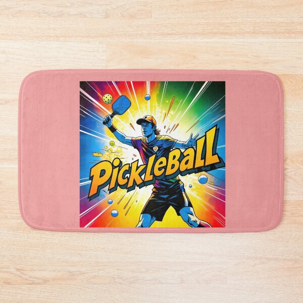 Item preview, Pickleball Color Surge - Vibrant Smash Design designed and sold by RickGoulet.