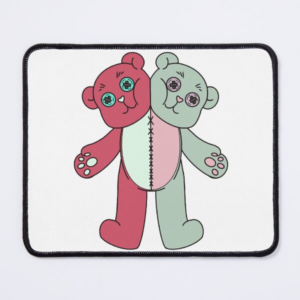 Item preview, Two Stuffed Bears Sewn Together designed and sold by inked pigeon.