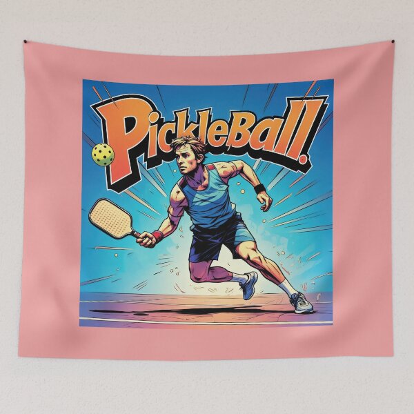 Artikelvorschau, Pickleball Power Play – Action mit Motion Burst entworfen und verkauft von RickGoulet.