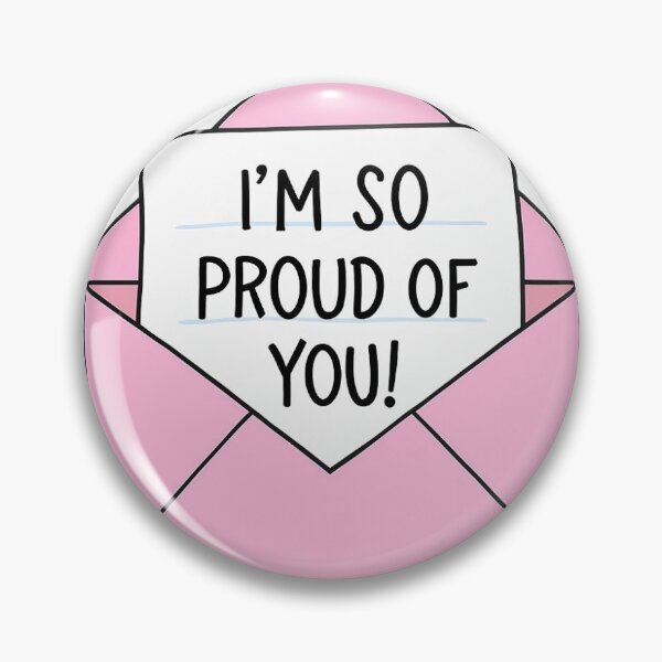Item preview, I’m So Proud of You – Encouragement Letter Art designed and sold by Designed By Joey.